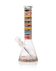 Retro Saturn 14" Clear Beaker Bong