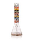 Retro Saturn 14" Clear Beaker Bong