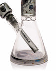 Lost in Space 10" Smoke Mini Beaker Bong