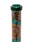 Mandala Myriad Teal 10" Mini Beaker Bong