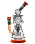Calibear Wigwag Straight Fab Torus V2 Encased Two Opals W/ Seed of Life Perc