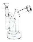 3CT BUNDLE - Pulsar Upside Down Recycler Water Pipe - 6" /14mm F / Assorted Colors