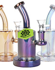 3CT BUNDLE - SeshGear Electroplated Glass Rig - 7" / 14mm F / Assorted Colors