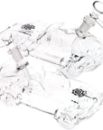 2CT BUNDLE - SeshGear Clear Car Glass Water Pipe - 6.75" / 14mm F