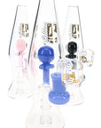 6B Glass Stemless Lava Lamp Dab Rig – 8″ – Assorted Colors