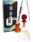 6B Glass Stemless Lava Lamp Dab Rig – 8″ – Assorted Colors