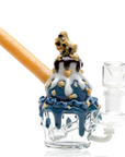 Empire Glassworks “Cookie Monster Sundae” Glass Nano Rig – 8″ – US-Made
