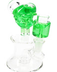 Fluid-Filled Plumber Glass Bong “Pipe Dream” – Showerhead Perc – 5.5″