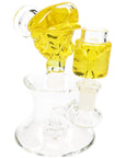 Fluid-Filled Plumber Glass Bong “Pipe Dream” – Showerhead Perc – 5.5″