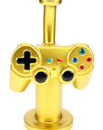 Game Controller Bong “Button Masher” – Showerhead Perc – 8½″ – Assorted Colors