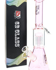 6B Glass 8-Arm Tree Perc Beaker Bong – 18.8 mm Female – 13.5″ – Assorted Colors
