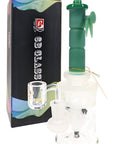 6B Glass Frosted Panda Perc Dab Rig – 14.5 mm Female – 8.5″ – Assorted Colors