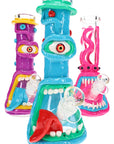 6B Glass Monster Resin Beaker Bong – 18.8 mm Female – 9.5″ – Assorted