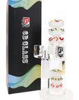 6B Glass Donut Stack Dab Rig – 14.5 mm Female – 9.5″ – Assorted Colors