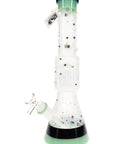 6B Glass Frosted Space 10-Arm Tree Perc Beaker Bong – 14.5″ – Assorted