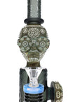 Frosted Stone Alien Glass Bong “Ancient Visitor” – 11″ – Assorted
