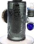 Frosted Stone Alien Glass Bong “Ancient Visitor” – 11″ – Assorted