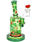Pulsar Fruit Series Watermelon Zkittles Glow In The Dark Dab Rig Kit - 8" / 14mm F