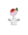 Pulsar Fruit Series Peaches & Cream Glow in The Dark Dab Rig Kit - 8" / 14mm F