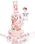 Pulsar Fruit Series Peaches & Cream Glow in The Dark Dab Rig Kit - 8" / 14mm F