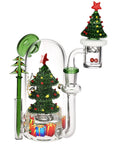 Pulsar Christmas Tree Glass Dab Rig Set - 5.75" / 14mm F