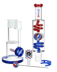 Grateful Dead x Pulsar 10 Year Flood Glycerin Water Pipe Kit - 16" / 14mm F