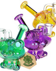 SeshGear Electro Frog Glass Dab Rig - 4.5" / 14mm F / Colors Vary