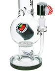 Pulsar Sushi Time Bubble Base Glass Water Pipe - 12.5" / 14mm F