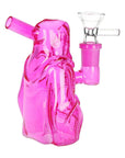 4CT BUNDLE - SeshGear Nocturnal Nightmare Glass Water Pipe - 4.5" / 14mm F / Assorted Colors