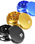 Pulsar Diamond Faceted Aluminum Herb Grinder