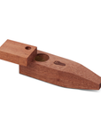 Bearded Square Wood Pipe with Lid