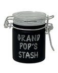 AIRTIGHT GLASS GRANDPOP'S STASH STORAGE JAR