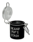 AIRTIGHT GLASS GRANDPOP'S STASH STORAGE JAR