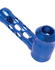 ALUMINUM GLASS PERFORATED HAND PIPE