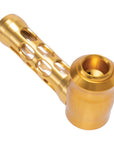 ALUMINUM GLASS PERFORATED HAND PIPE