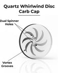 Honeybee Herb QUARTZ WHIRLWIND DISC CARB CAP