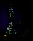 Pulsar Fruit Series Pineapple Express Herb Pipe Glow Duo - 10" / 14mm F