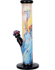 The Grateful Dead x Pulsar Inside Print Straight Tube Glass Water Pipe | 11.25" | 14mm F