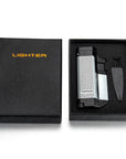 Triple Jet Silver Torch Lighter