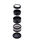 GRINDER WITH MAGNIFYING LID