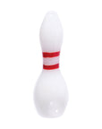 BOWLING PIN GLASS HAND PIPE