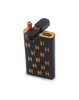 Handmade Wooden Carved Black Dugout w/ One Hitter