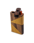 Handmade Wooden Two-Shade Dugout w/ One Hitter: A Mighty Smoking Accessory
