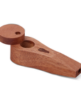 Bearded Circle Wood Pipe with Lid