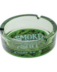 GREEN SMOKE THAT SHIT GLASS ASHTRAY