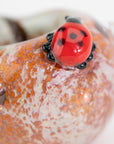 Empire Glassworks Lady Bug Mini Spoon Pipe