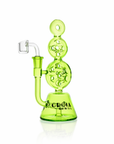 8" Triple Stack Swiss Perc Recycler Dab Rig | Croia Glass