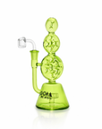 8" Triple Stack Swiss Perc Recycler Dab Rig | Croia Glass