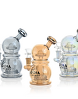 6" Mini Egg Dab Rig with Crown Perc | Croia Glass