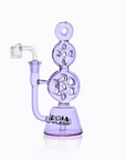 8" Triple Stack Swiss Perc Recycler Dab Rig | Croia Glass